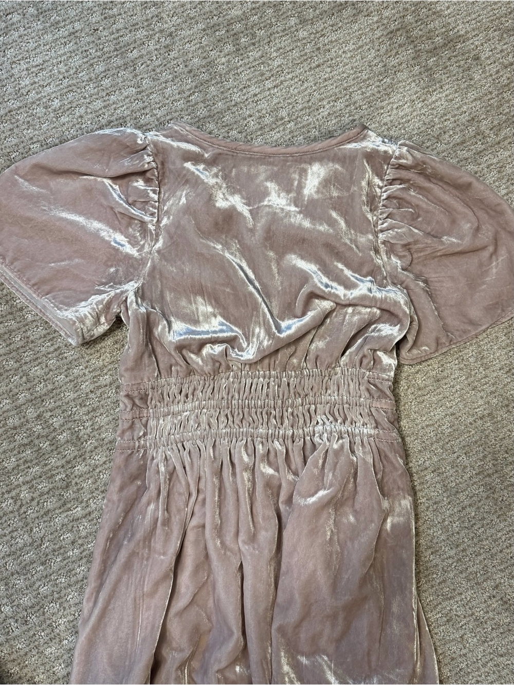 Anthropologie The Somerset Maxi Dress: Velvet Edition Color  LAVENDER XXSP - Picture 9 of 10